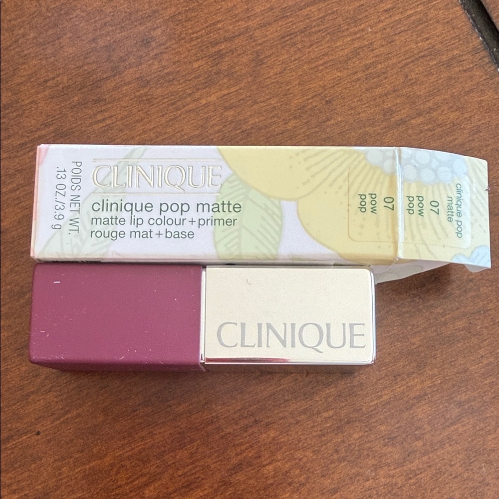 NEW Clinique Pop™ Matte Lip Colour + Primer - Shade: 07 Pow Pop - Picture 2 of 3